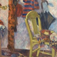 Yellow Chair, 32"x23"