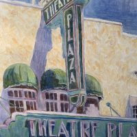 Plaza Theater, 23"x19"