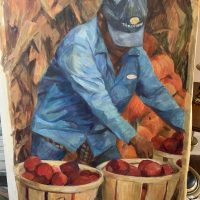 Apple Sorter, 24"x20"