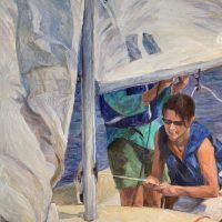 Sailing, 23"x32"