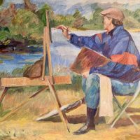 Plein Air Artist, 18"x24"